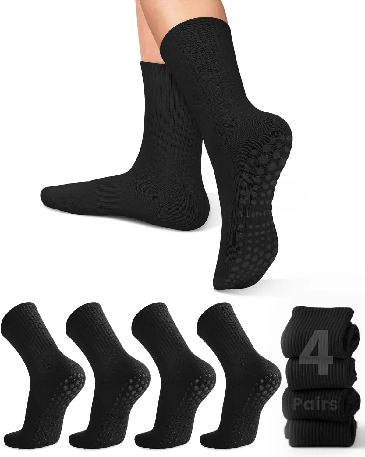 Pilates & Yoga Wohlfühlen Forchheim - 4 pairs of women's yoga socks,