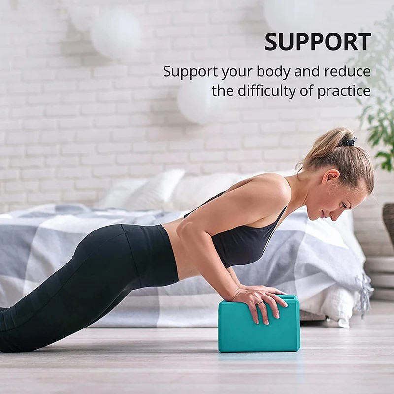Yoga Blocks Gym Foam Brick Pil - Pilates Yoga Block Exercises 评论和价格