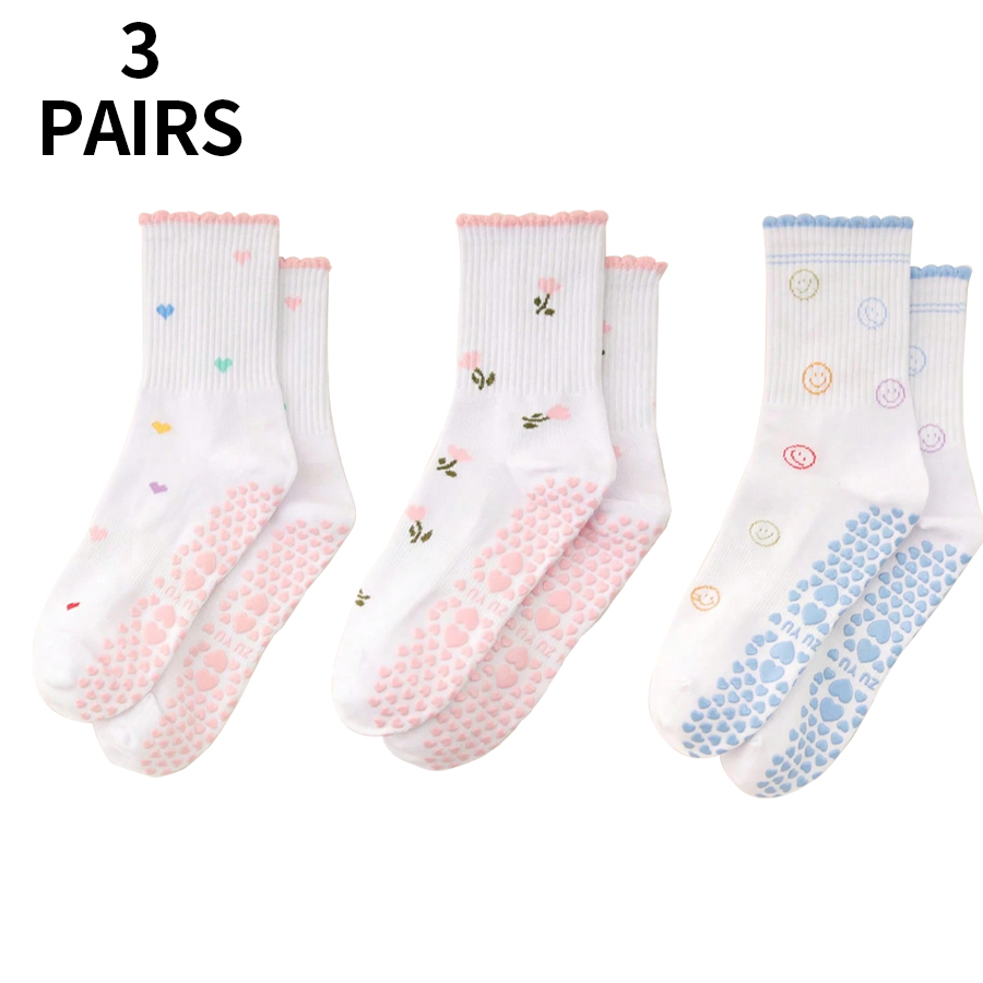 1/2/3/4/Pairs of Women's Pilat - Medias Para Pilates Y Yoga 评论和价格