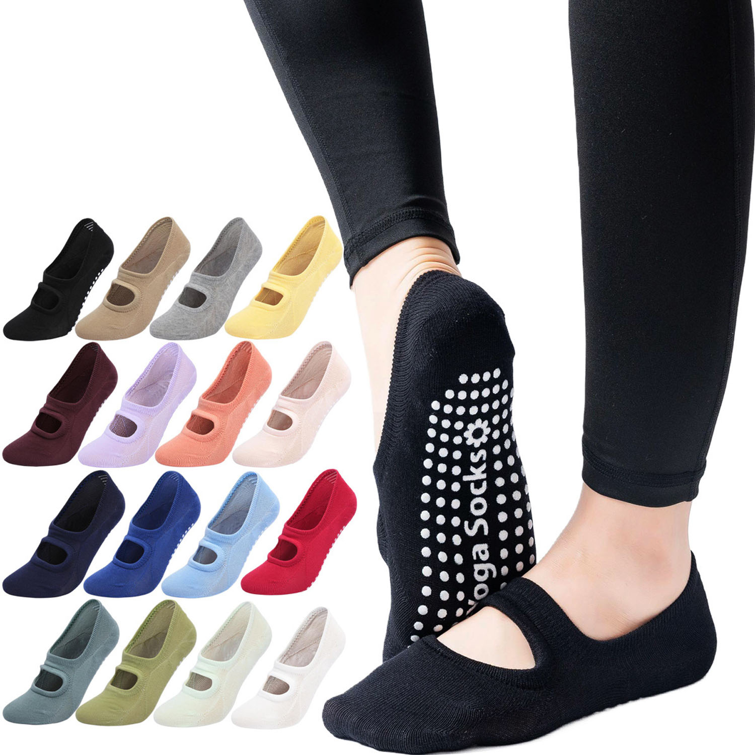 High Quality Women Yoga Socks  - Medias Para Pilates Y Yoga 评论和价格