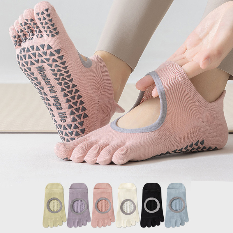 Women's Five-Finger Yoga Socks - Medias Para Pilates Y Yoga 评论和价格