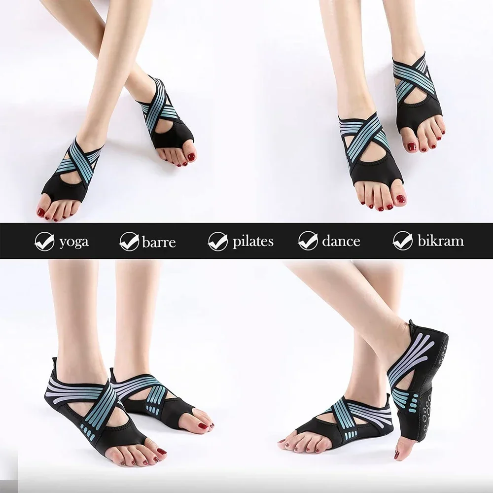1Pair Professional Non-slip Gy - Medias Para Pilates Y Yoga 评论和价格