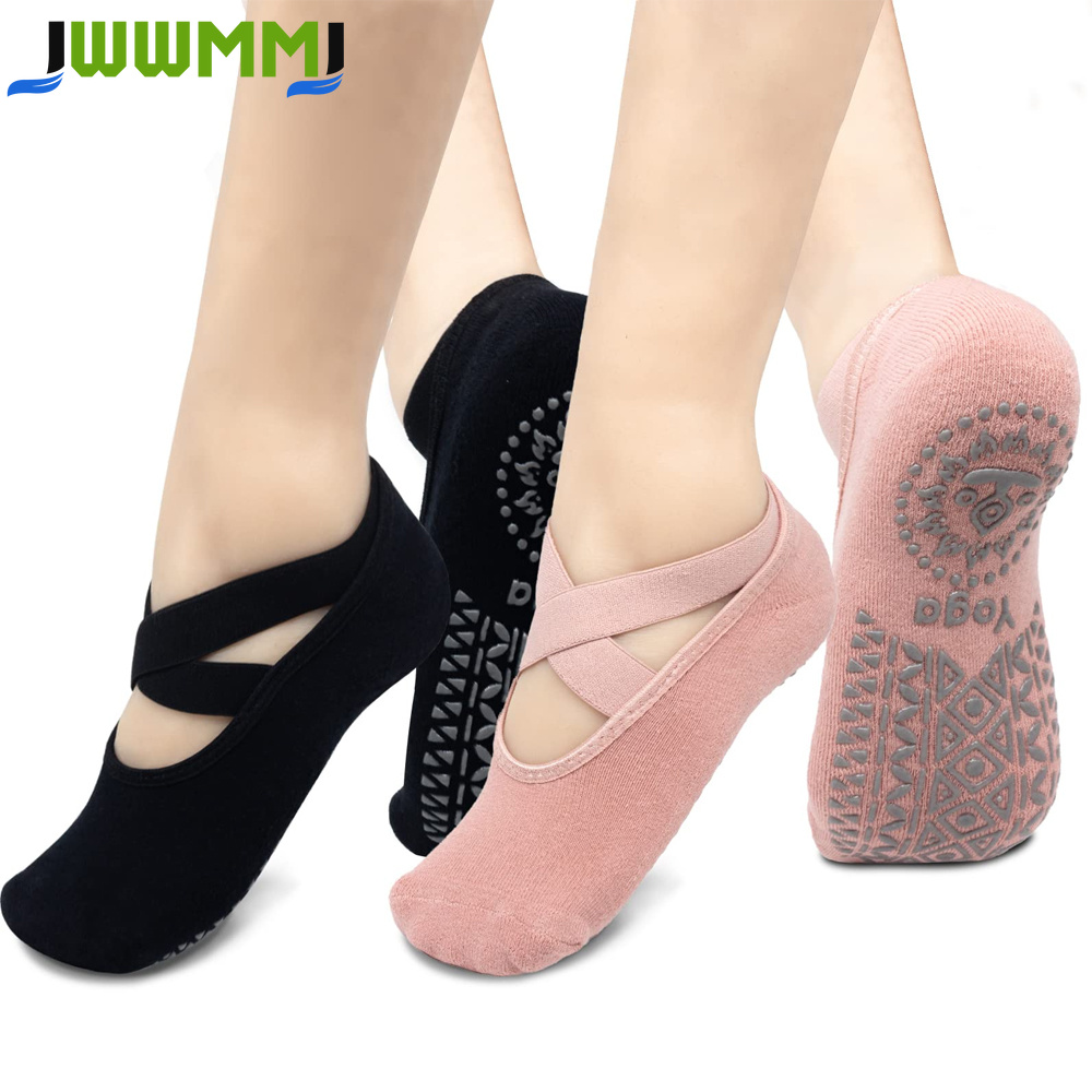 1Pair Yoga Socks for Women Non - Pilates Yoga Workout 评论和价格