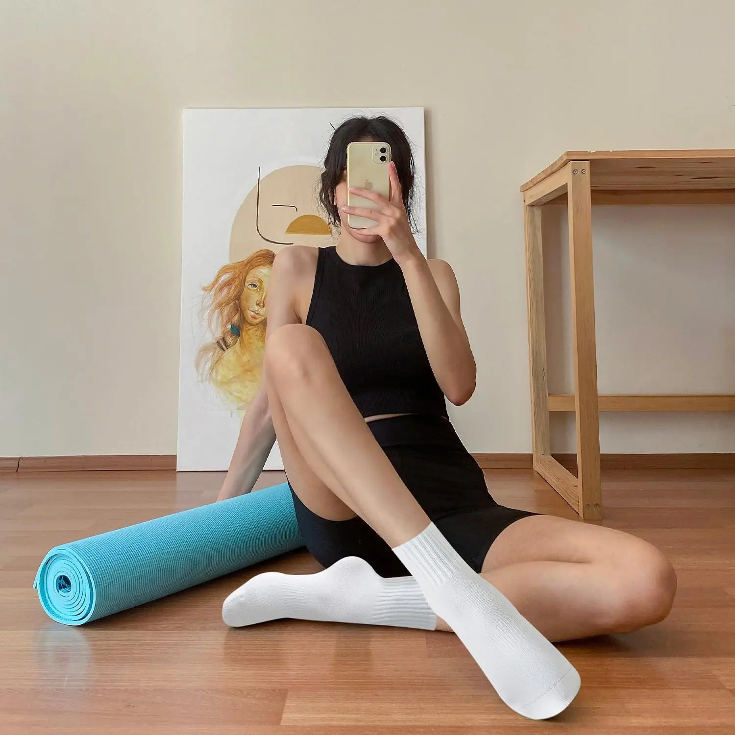 4 pairs of women's yoga socks, - Pilates & Yoga Wohlfühlen Forchheim 评论和价格