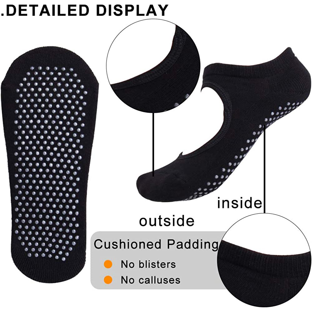 Backless Non-slip Fitness Pila - Medias Para Pilates Y Yoga 评论和价格